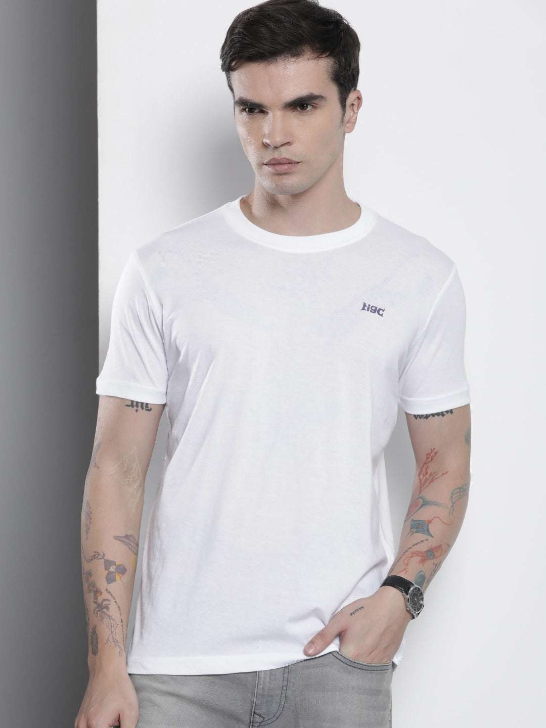 Shop Men Basic T-Shirt Online.