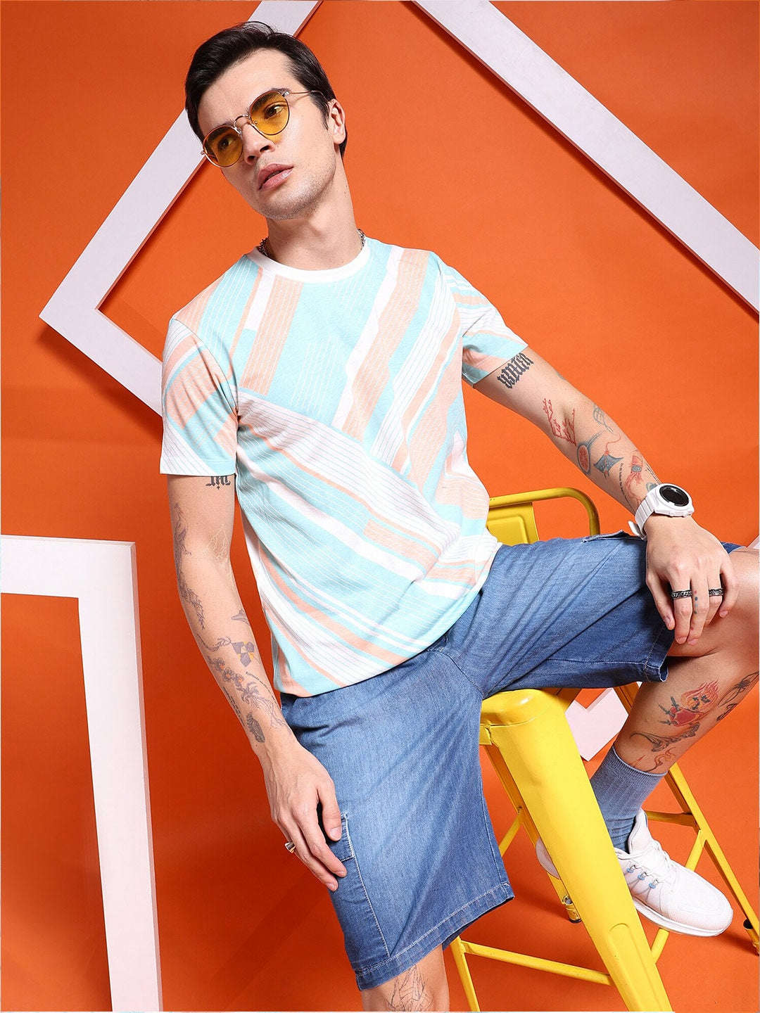 Shop Men Printed T-Shirt Online.