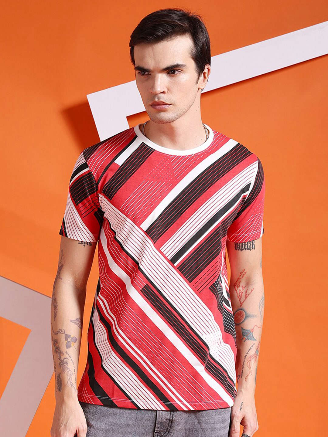 Shop Men Printed T-Shirt Online.