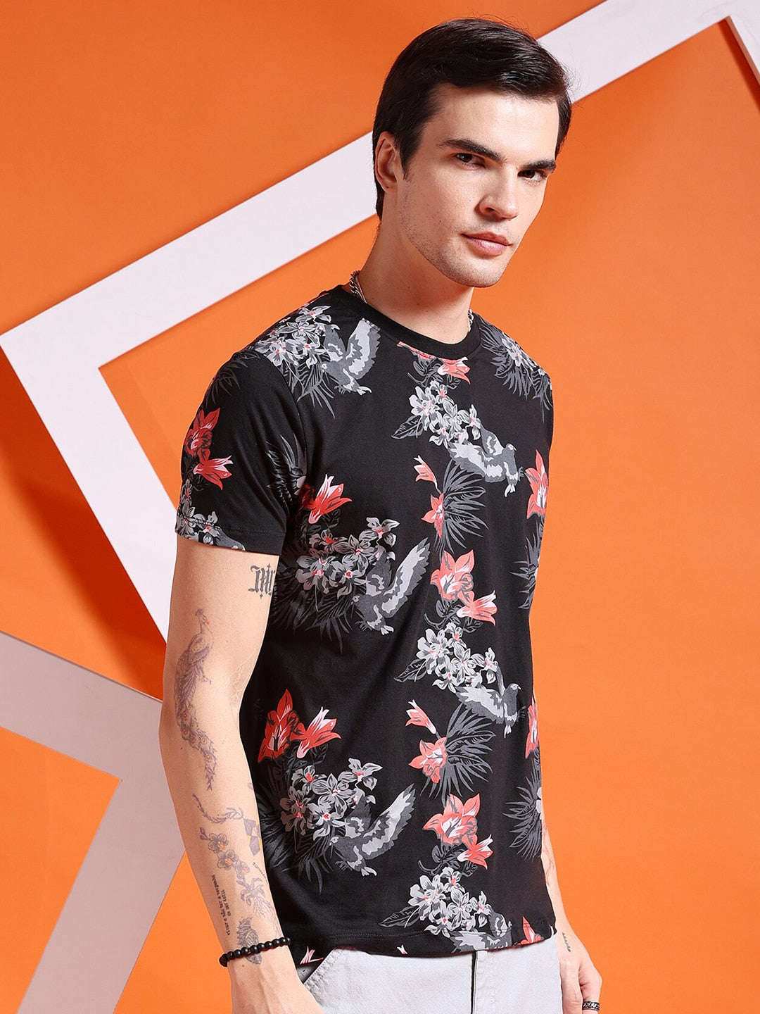 Shop Men Printed T-Shirt Online.