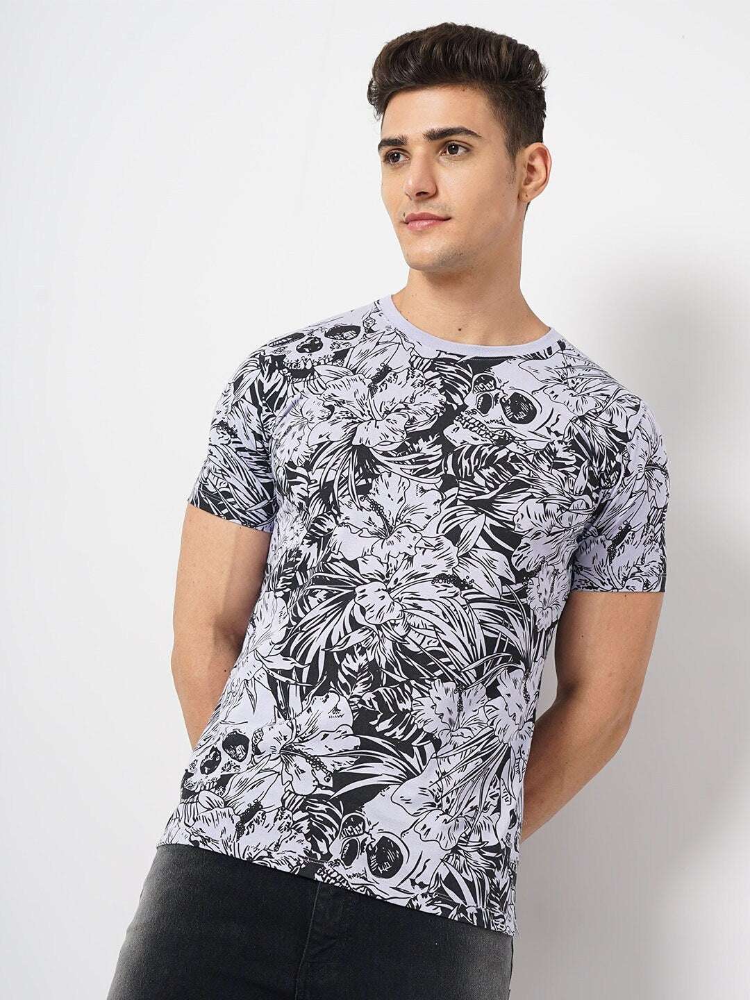 Shop Men Printed T-Shirt Online.