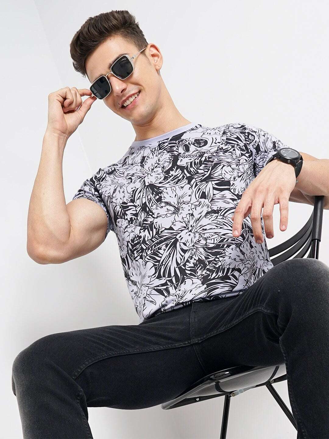 Shop Men Printed T-Shirt Online.