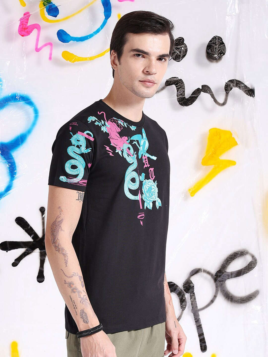 Shop Men Graphic T-shirt Online.