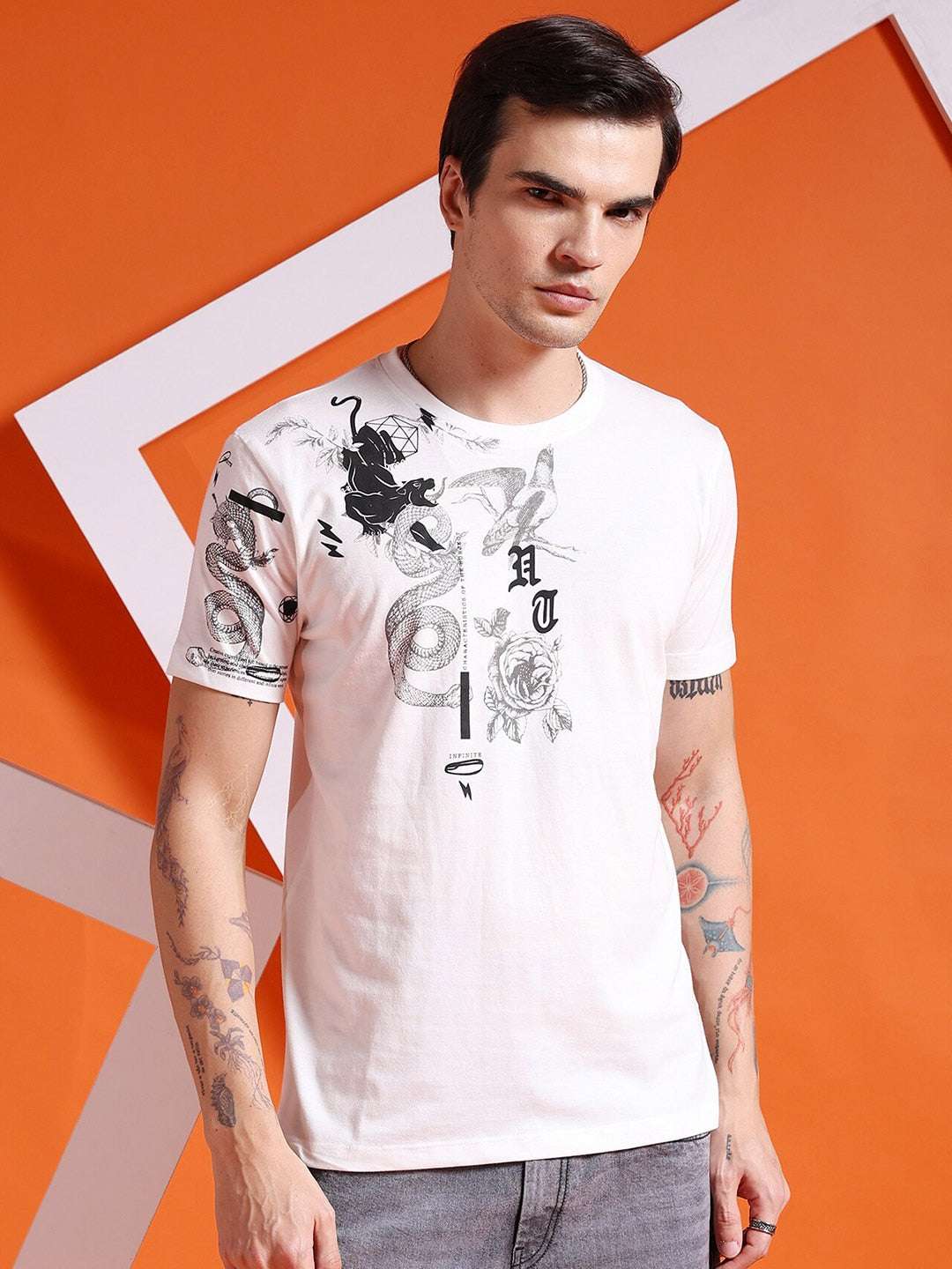 Shop Men Graphic T-shirt Online.