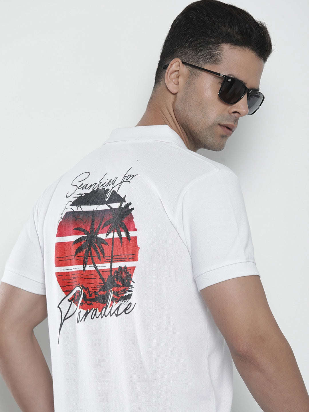 Shop Men Back Printed T-Shirt Online.