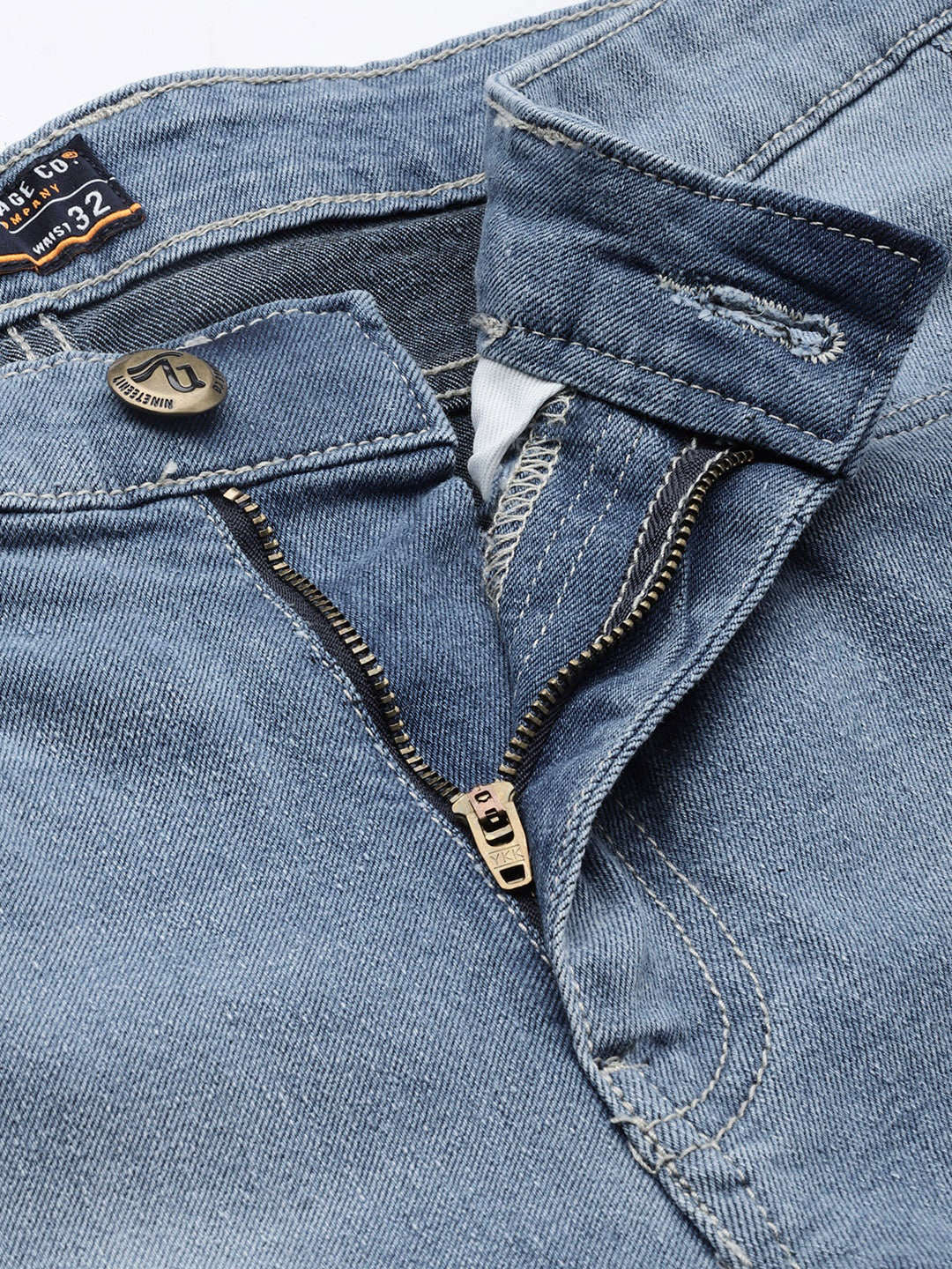 Shop Men Solid Denim Online.