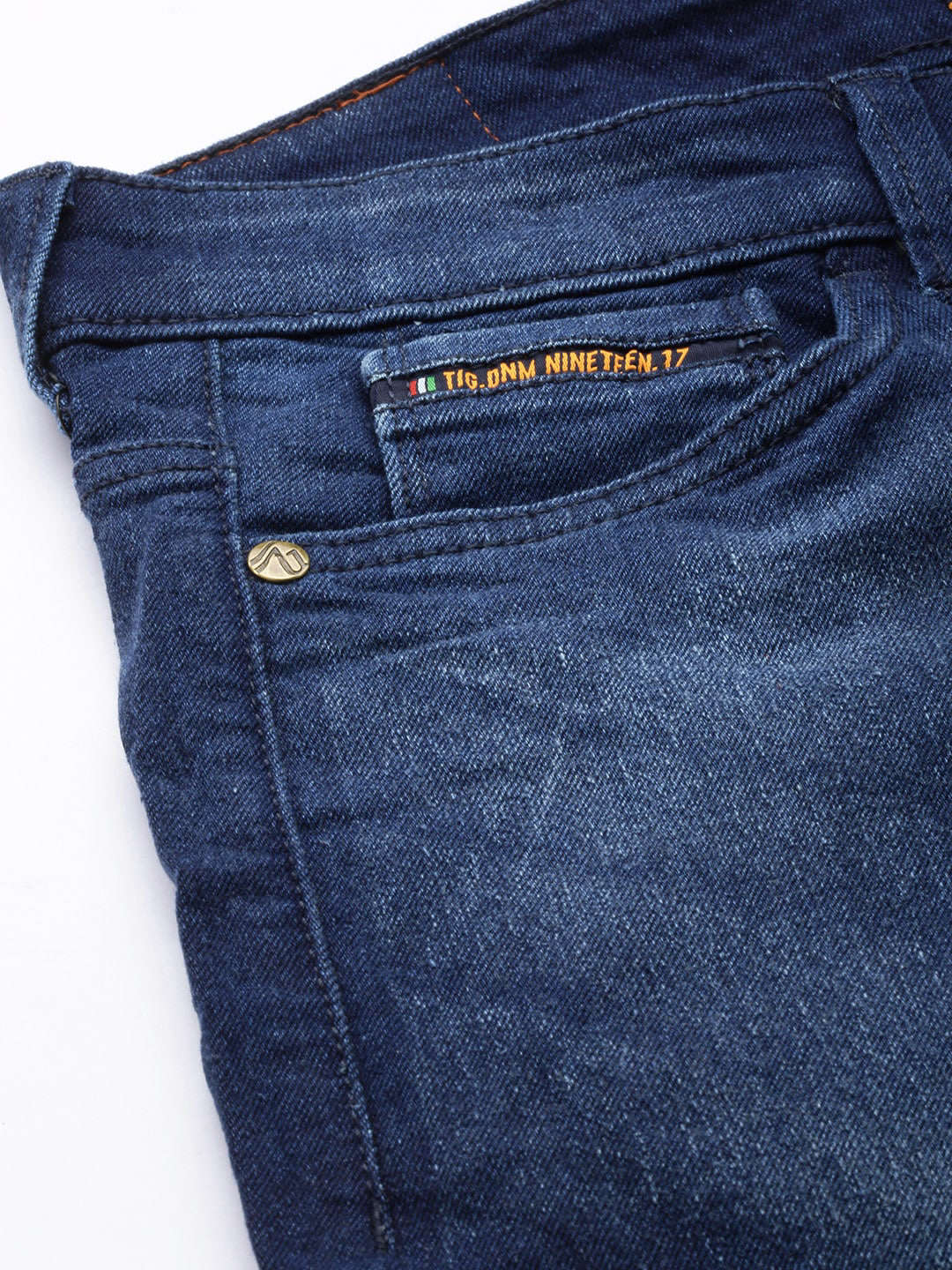 Shop Men Solid Denim Online.