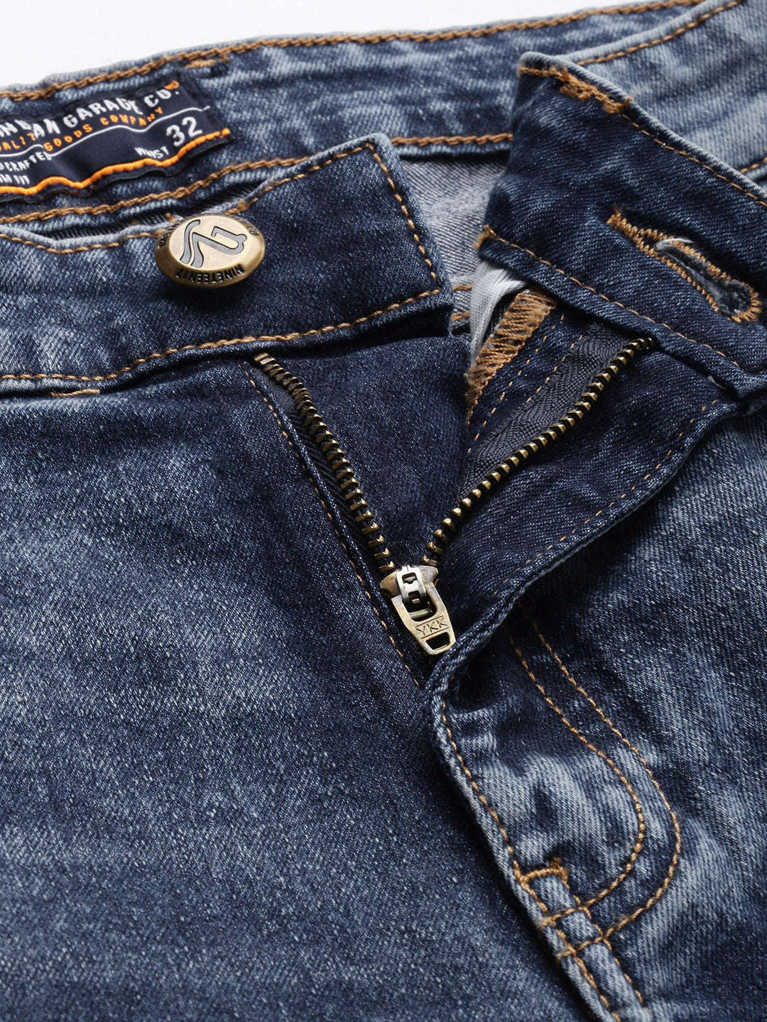 Shop Men Solid Denim Online.