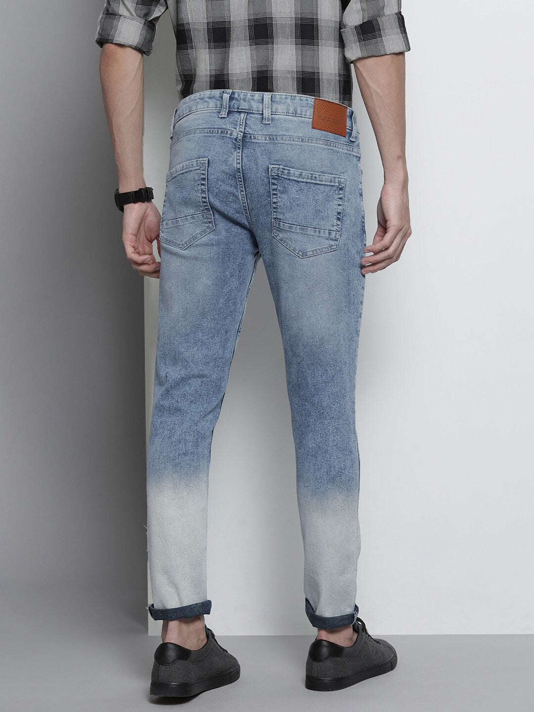 Shop Men Placement Printed Jeans Online.