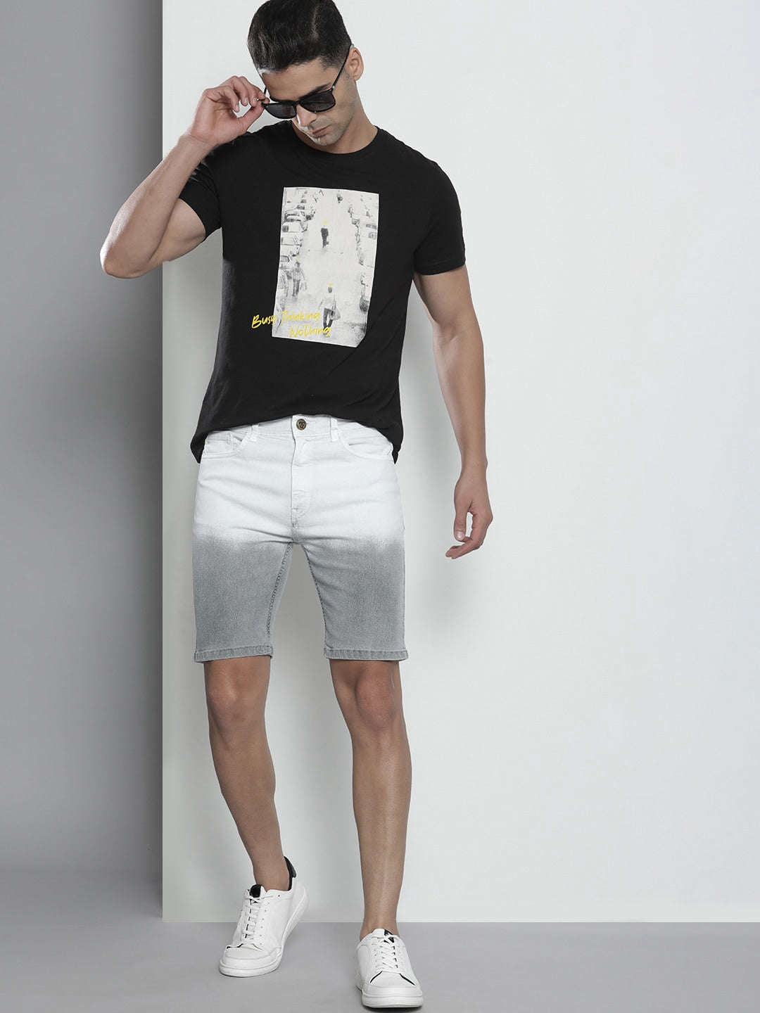 Shop Men Dual Tone Shorts Online.