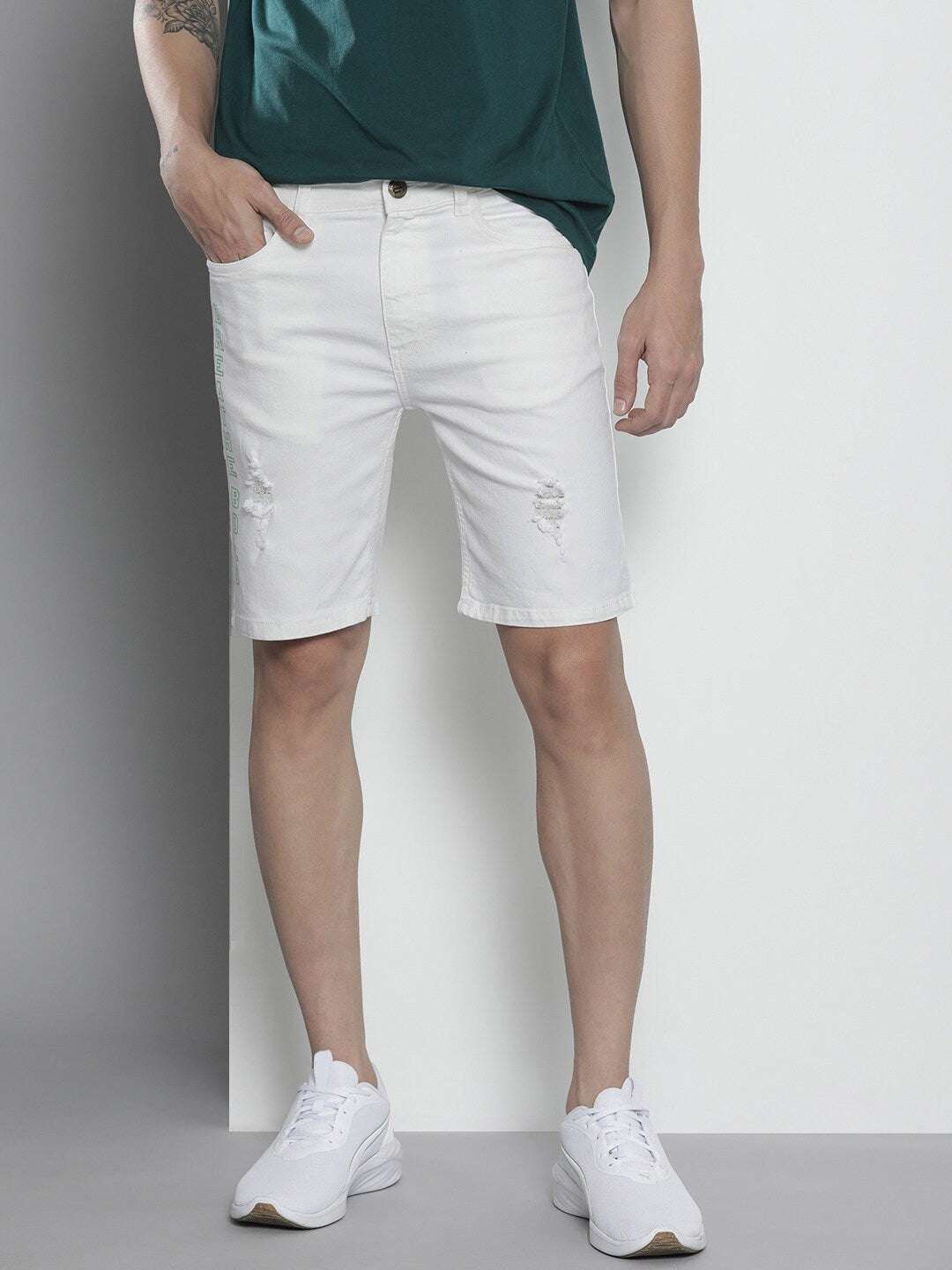 Shop Men Placement Printed Shorts Online.