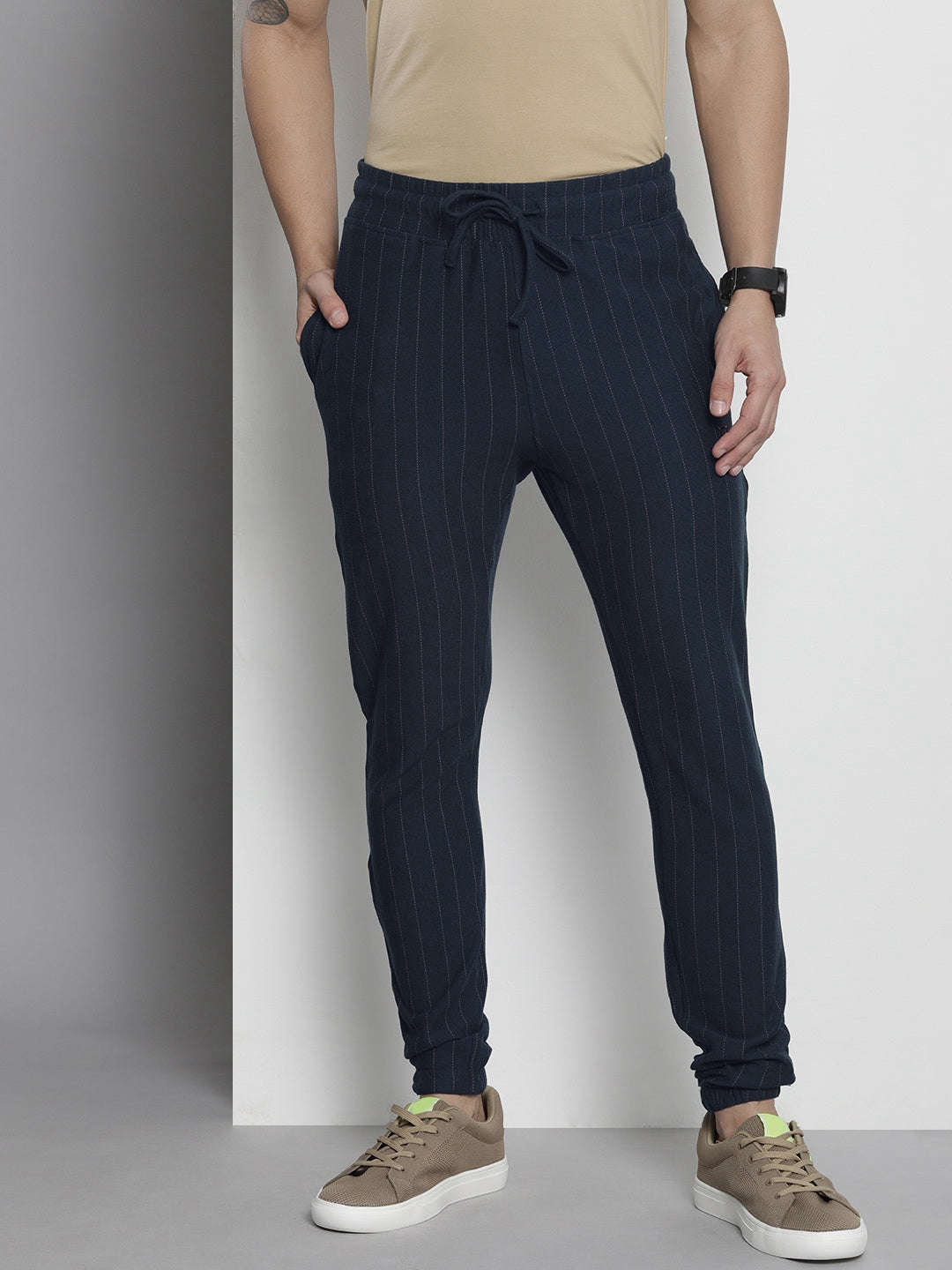 Shop Men Striped Jogger Online.