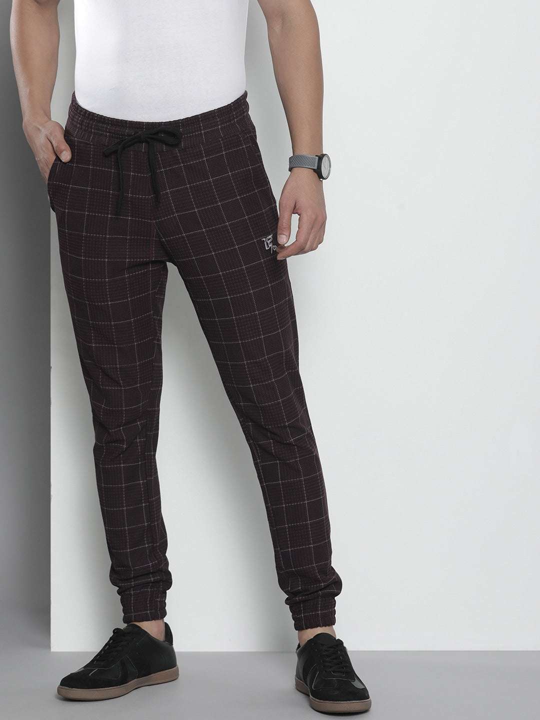 Shop Men Jogger Checkered Online.