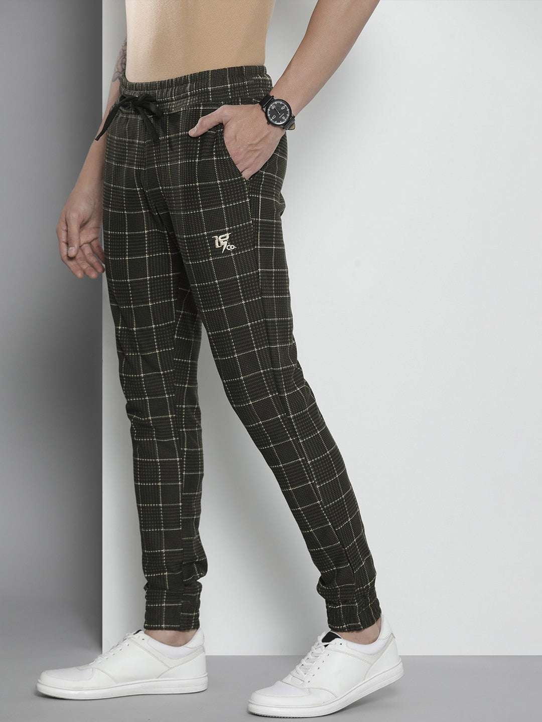 Shop Men Jogger Checkered Online.