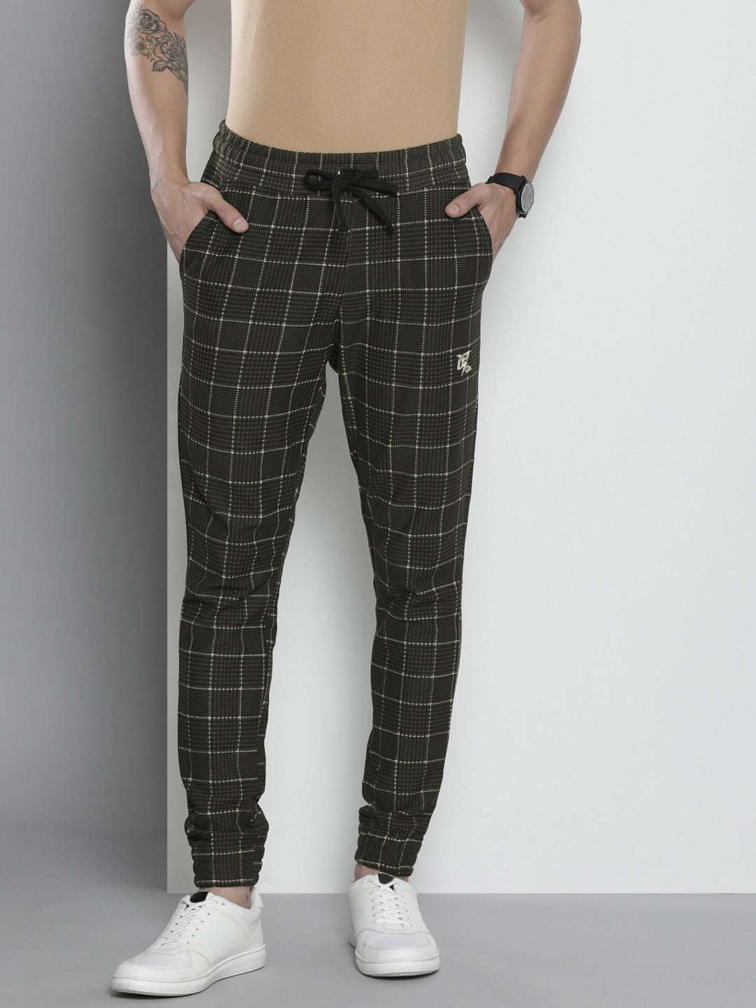 Shop Men Jogger Checkered Online.