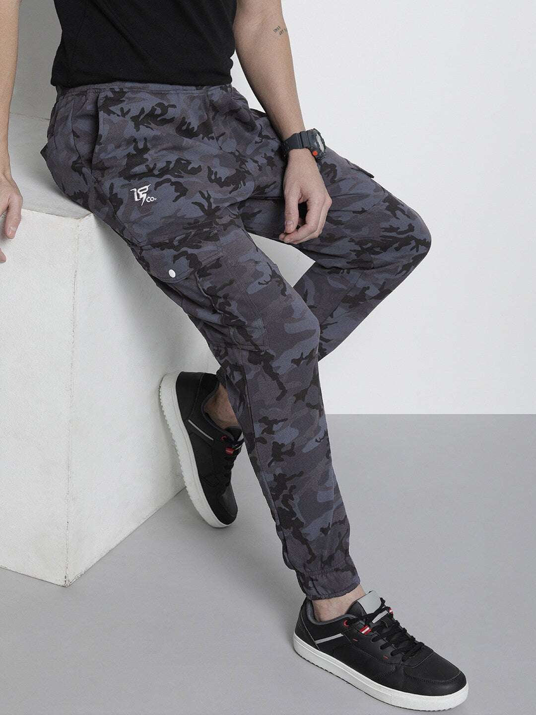 Shop Men Camouflage Cargo Online.