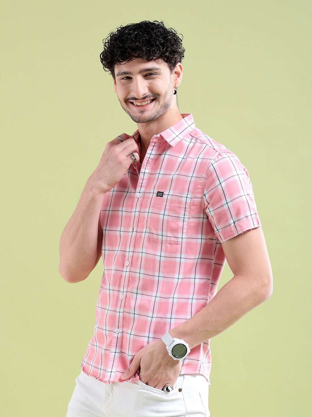 Shop Men Checkered Shirt Online.