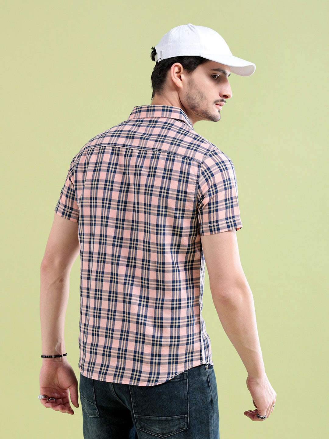 Shop Men Checked Shirt Online.