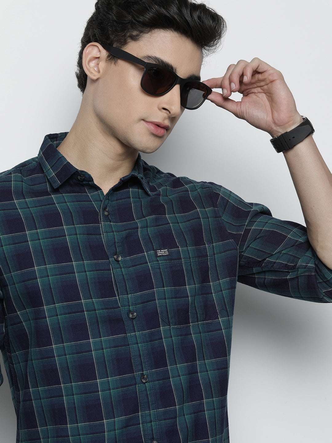 Shop Men Checkered Shirt Online.