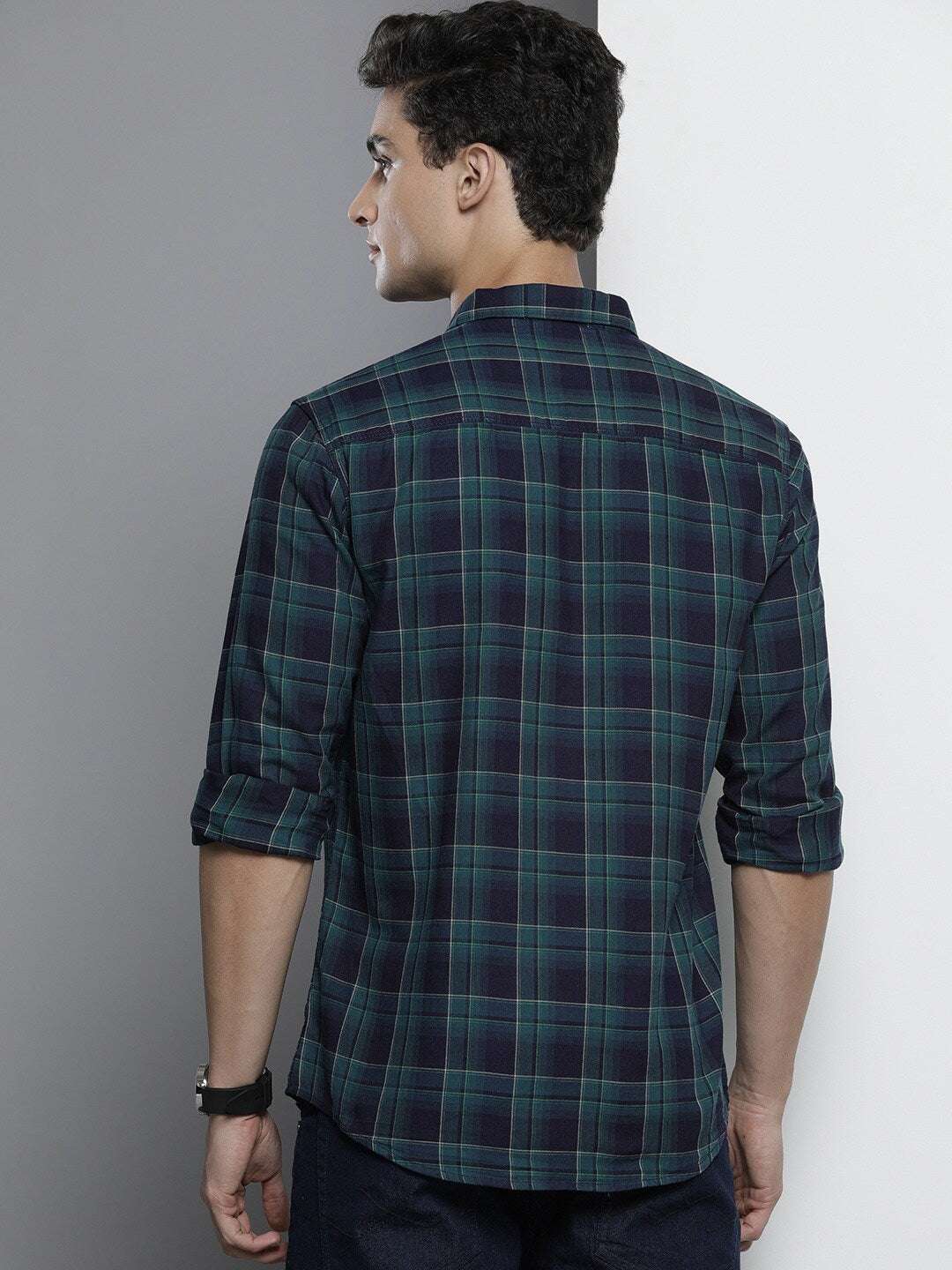 Shop Men Checkered Shirt Online.