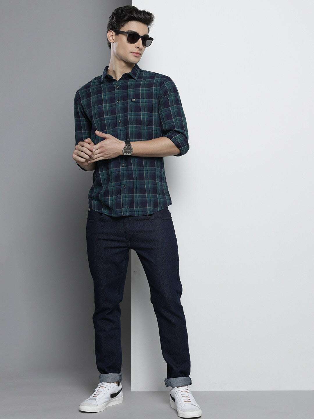 Shop Men Checkered Shirt Online.