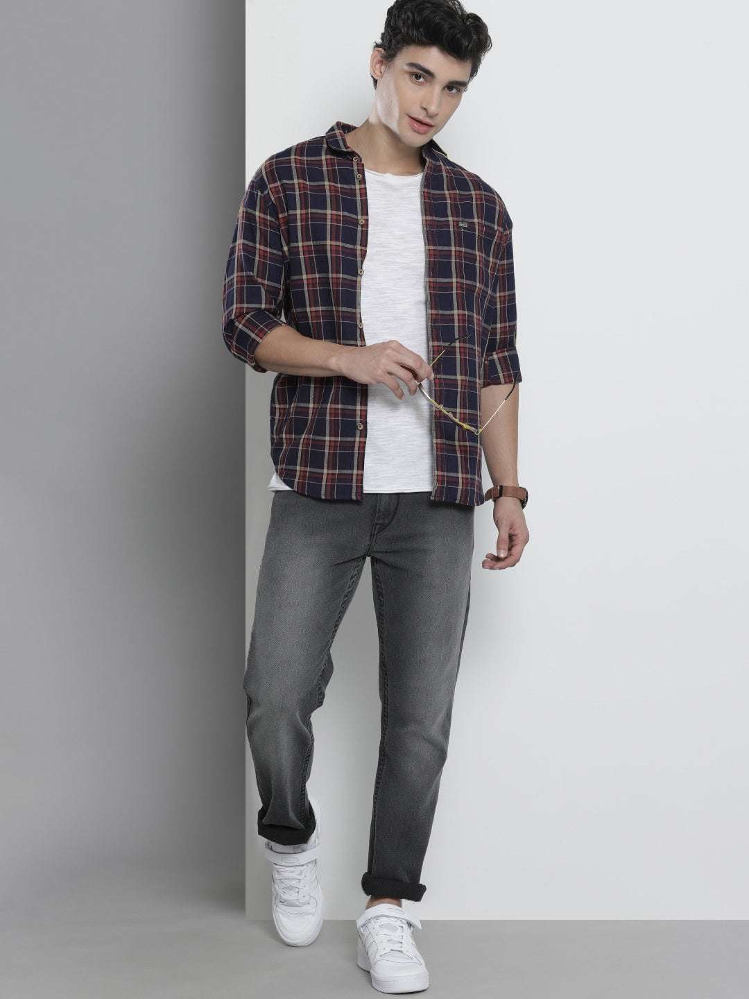 Shop Men Checkered Shirt Online.