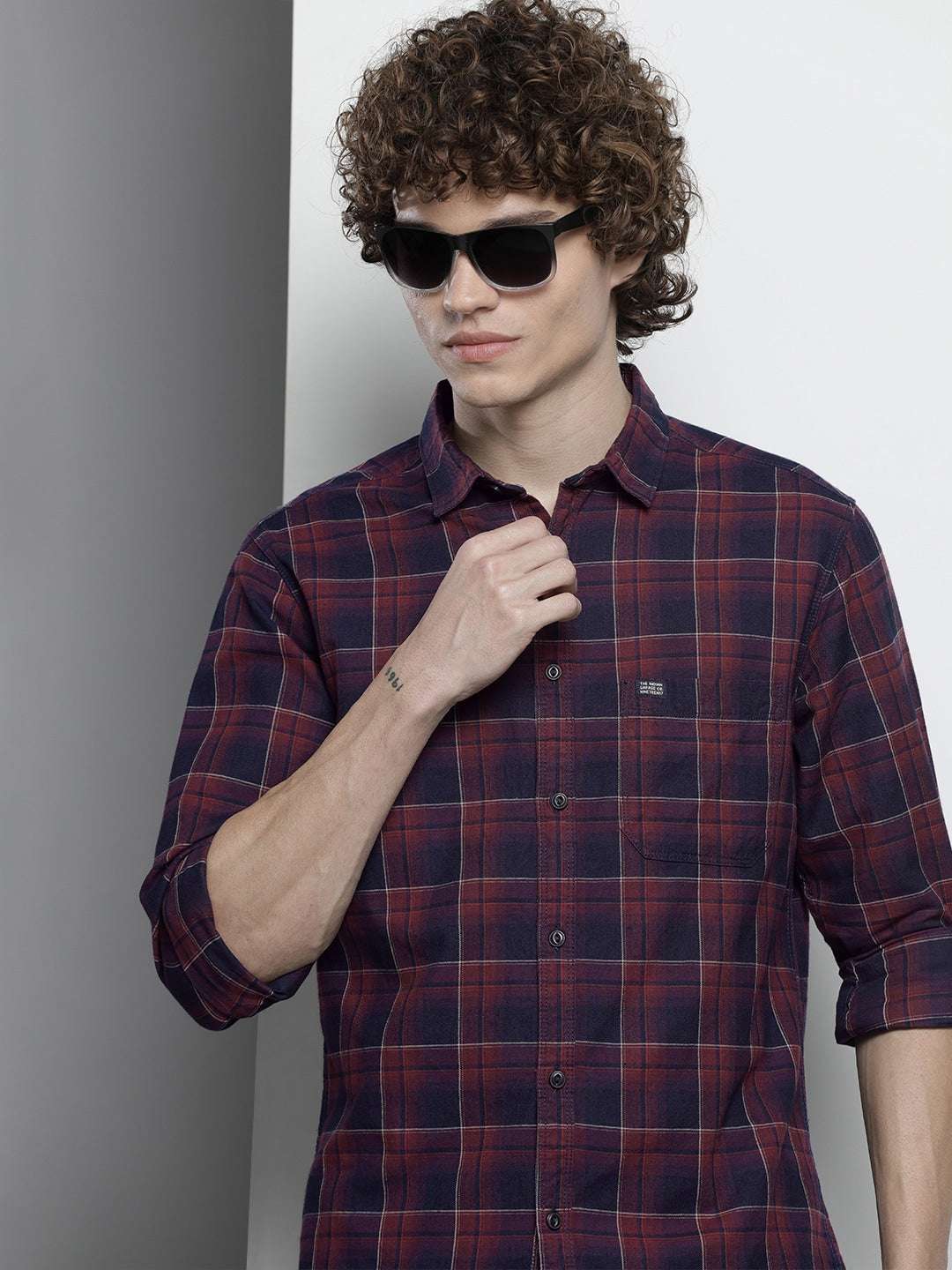 Shop Men Checkered Shirt Online.