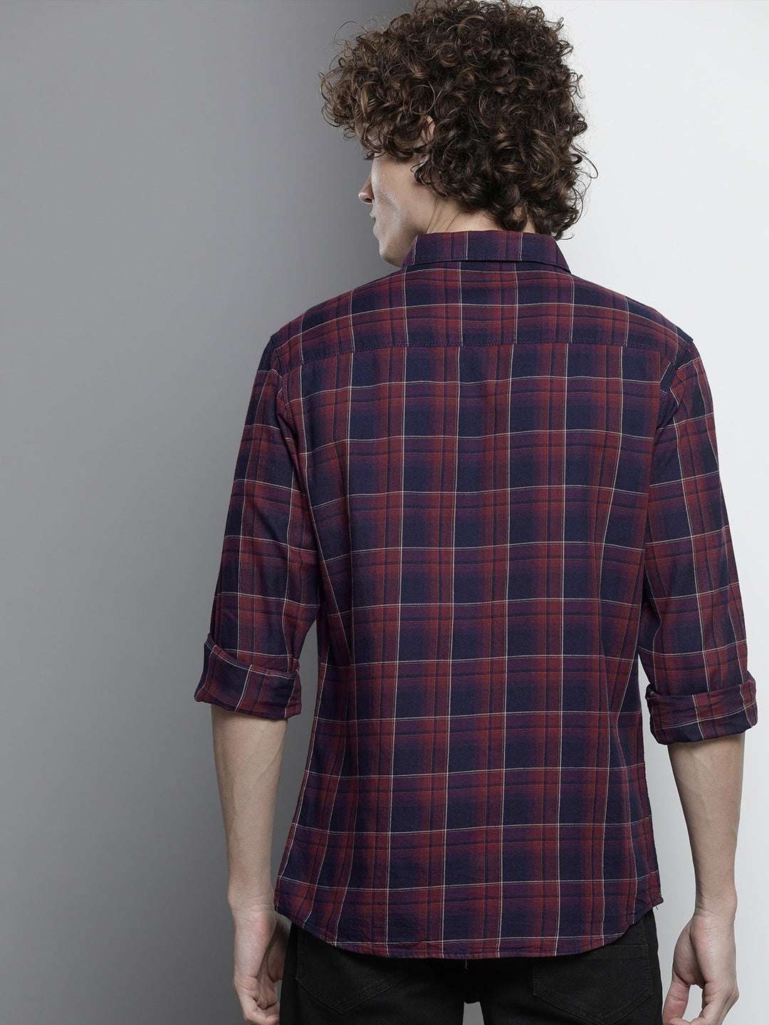 Shop Men Checkered Shirt Online.