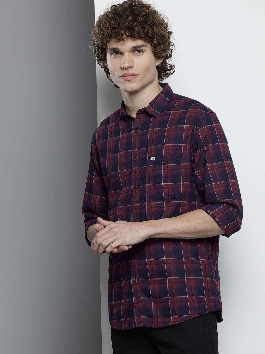 Shop Men Checkered Shirt Online.