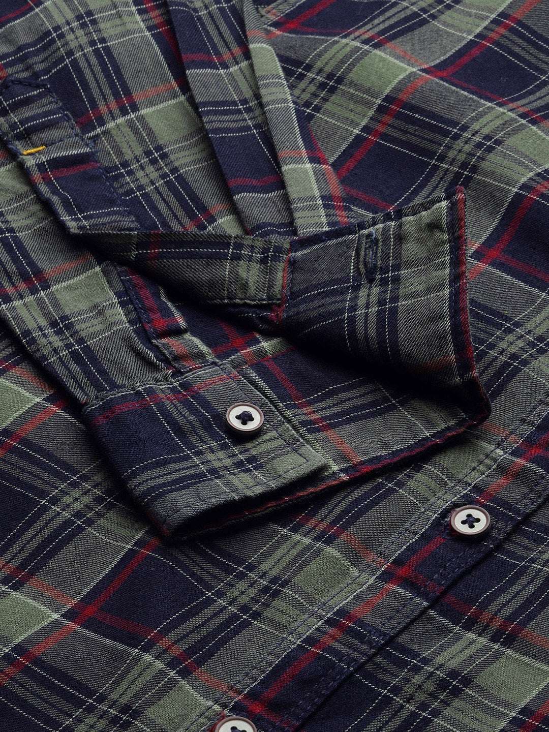 Shop Men Checked Shirt Online.