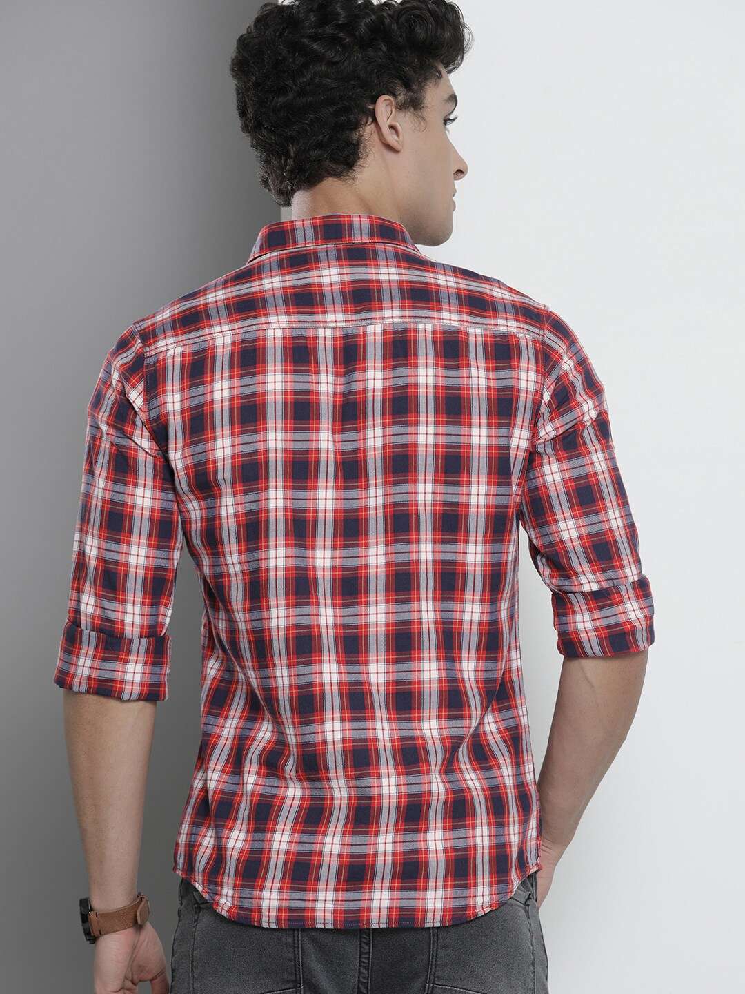 Shop Men Checkered Shirt Online.