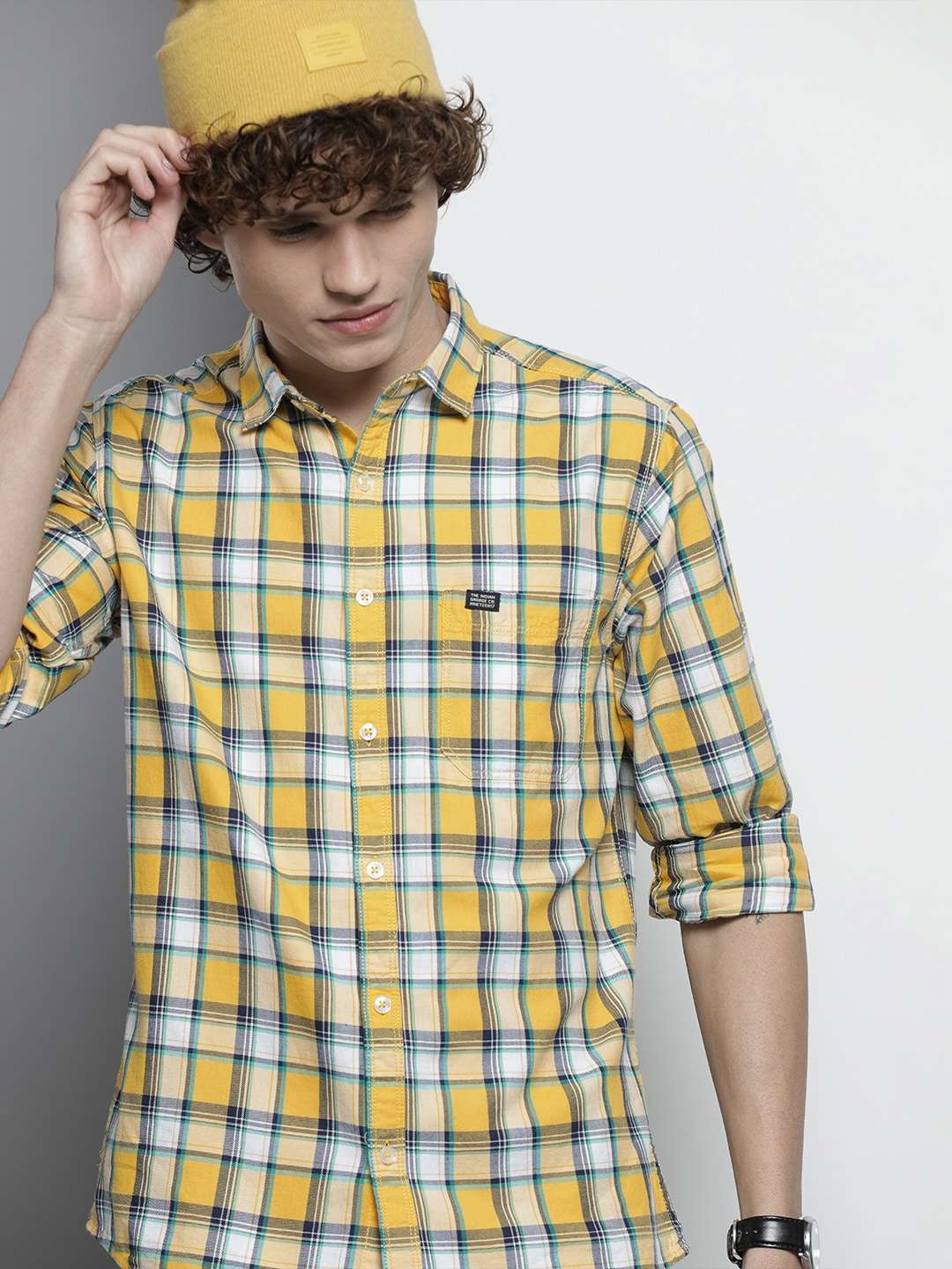 Shop Men Checkered Shirt Online.