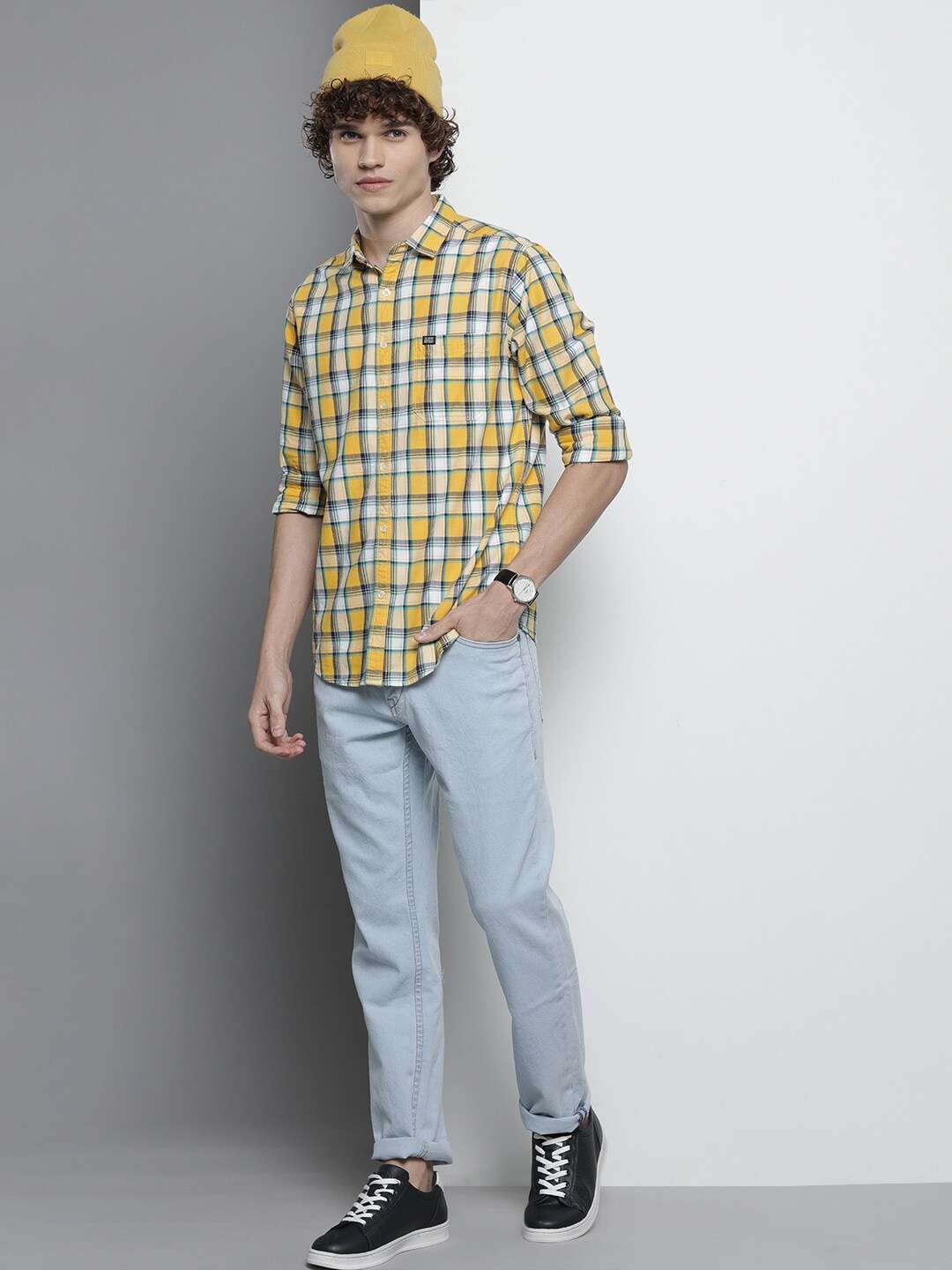 Shop Men Checkered Shirt Online.