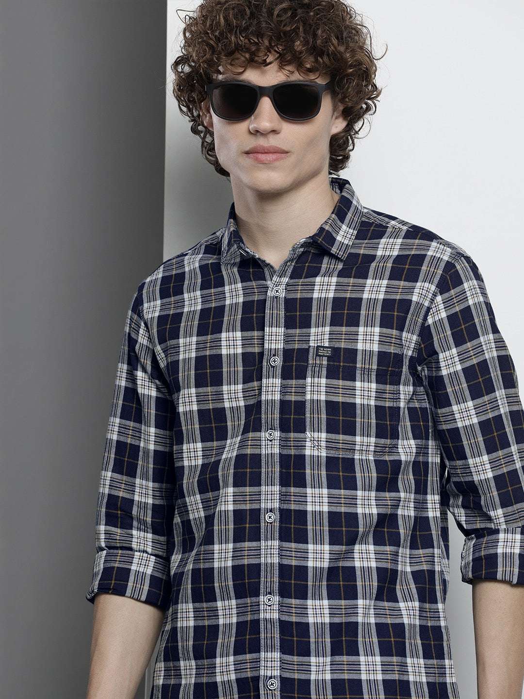 Shop Men Checkered Shirt Online.