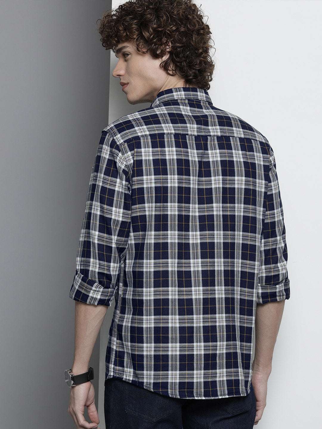 Shop Men Checkered Shirt Online.