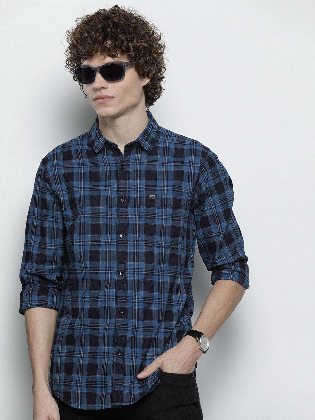 Shop Men Checkered Shirt Online.