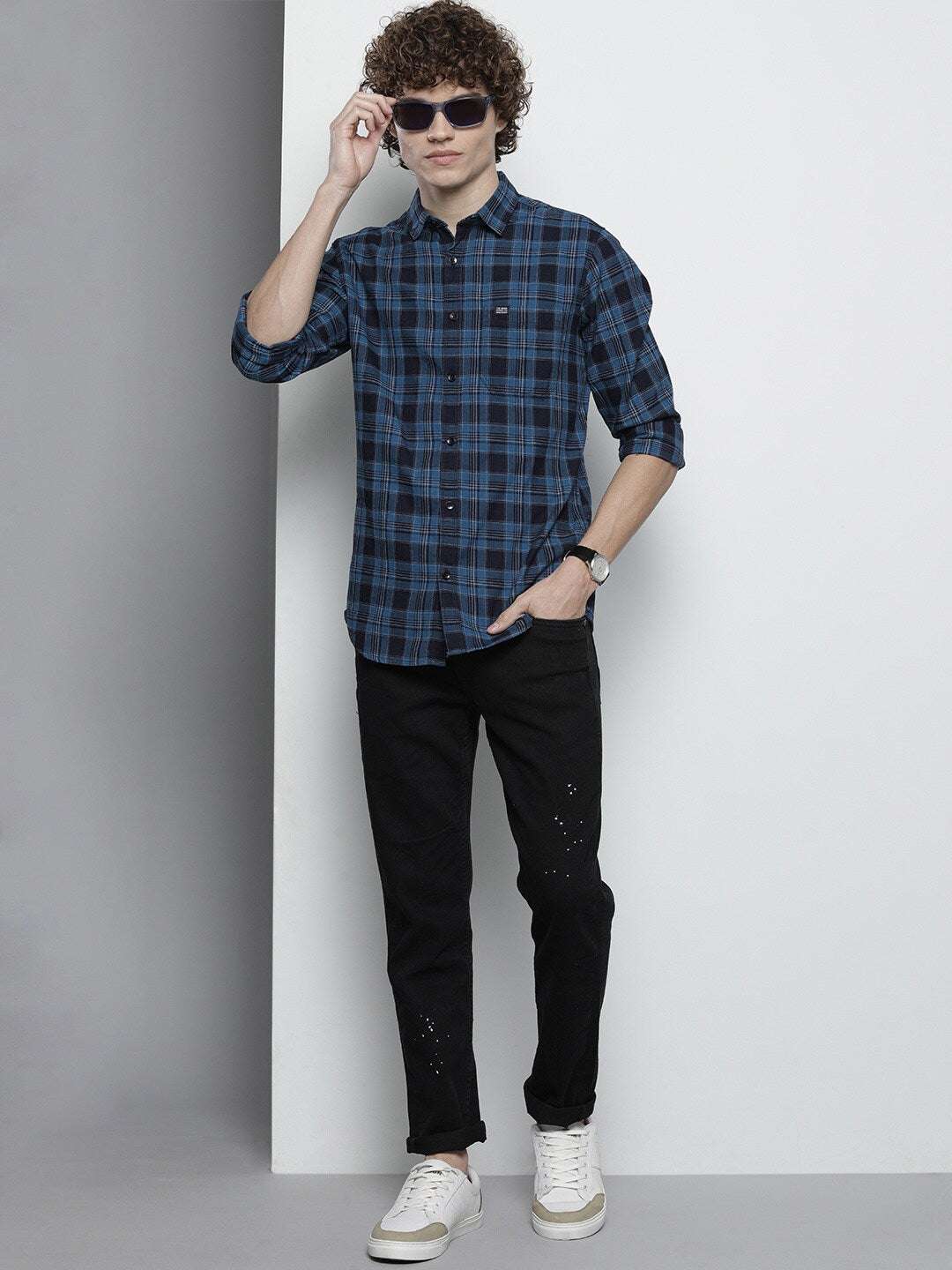 Shop Men Checkered Shirt Online.