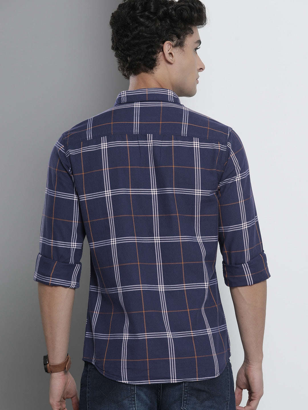 Shop Men Checked Shirt Online.