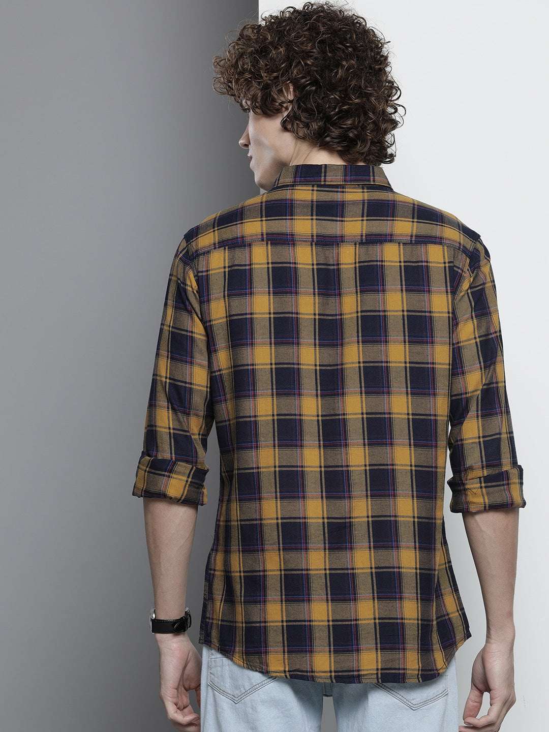 Shop Men Checked Shirt Online.