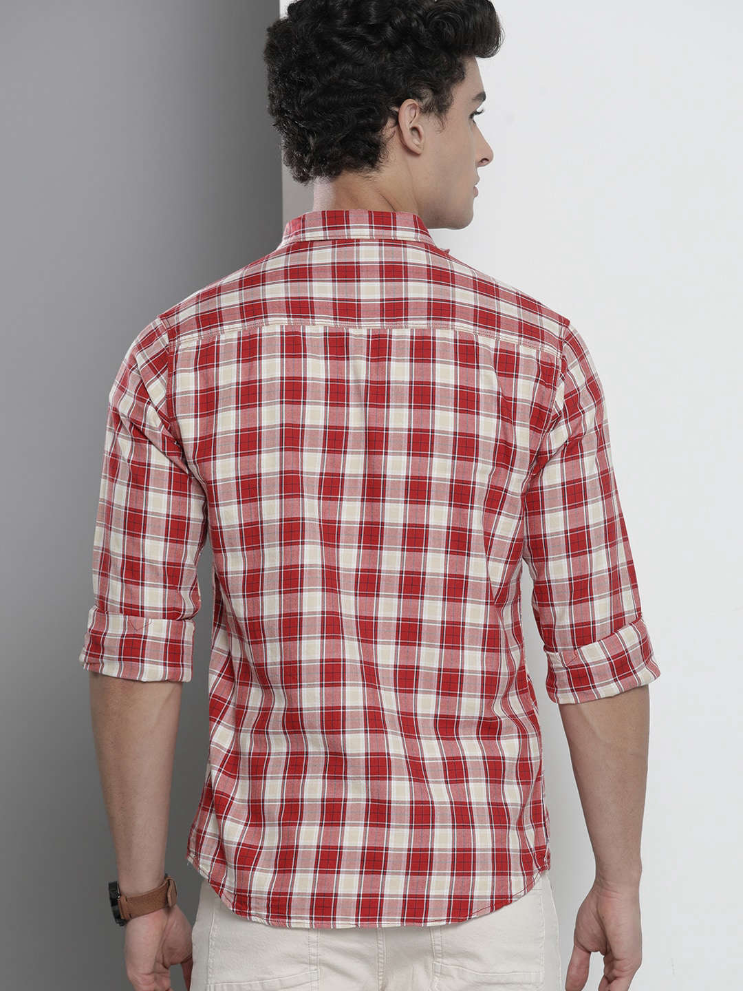 Shop Men Checked Shirt Online.