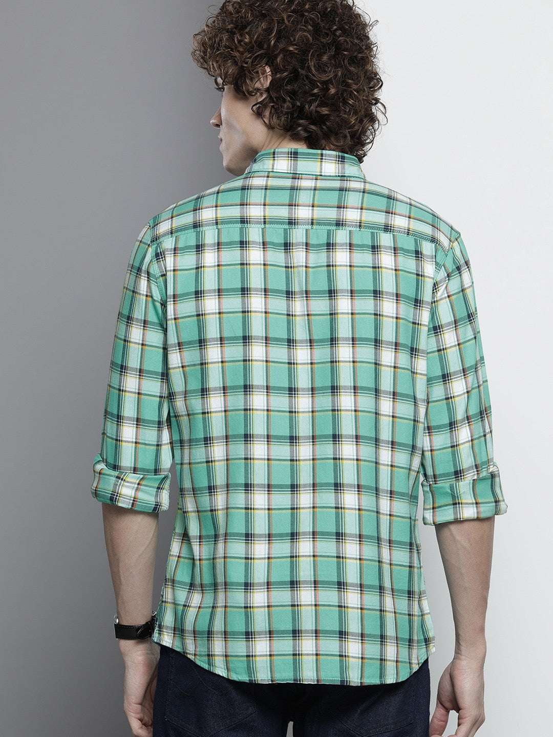 Shop Men Checked Shirt Online.