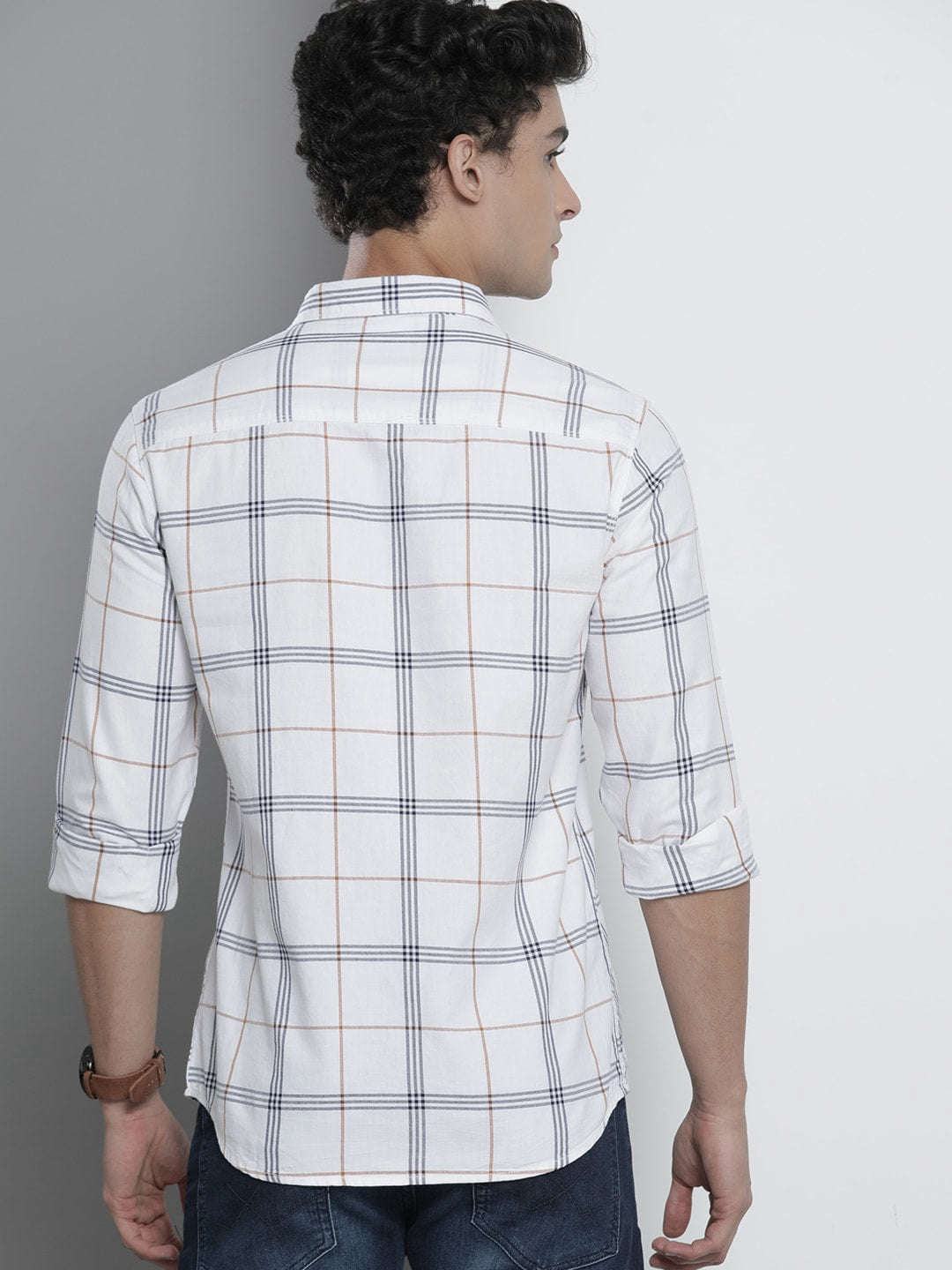 Shop Men Checked Shirt Online.