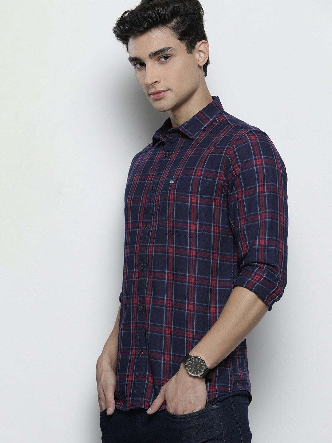 Shop Men Checkered Shirt Online.