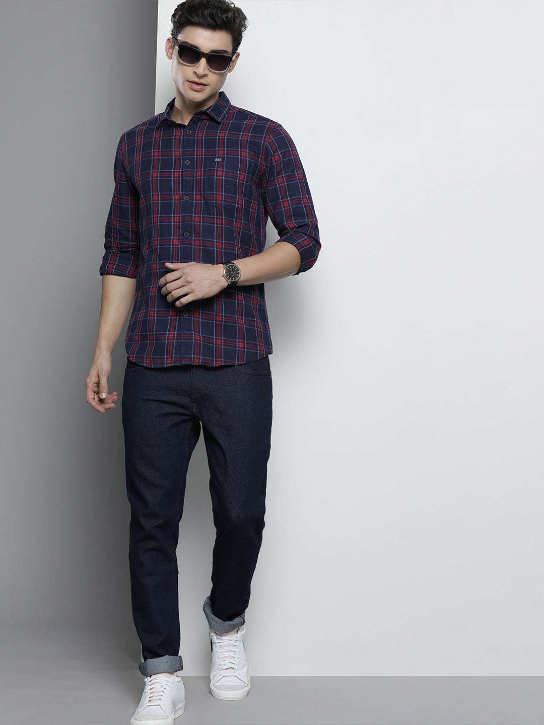 Shop Men Checkered Shirt Online.