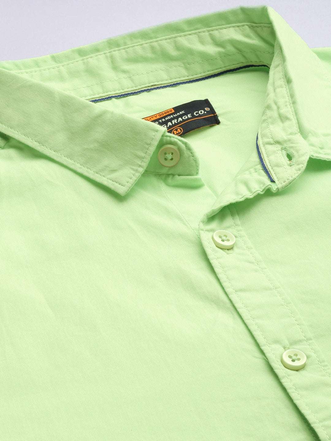 Shop Men's Solid Slim Fit Shirt Online.