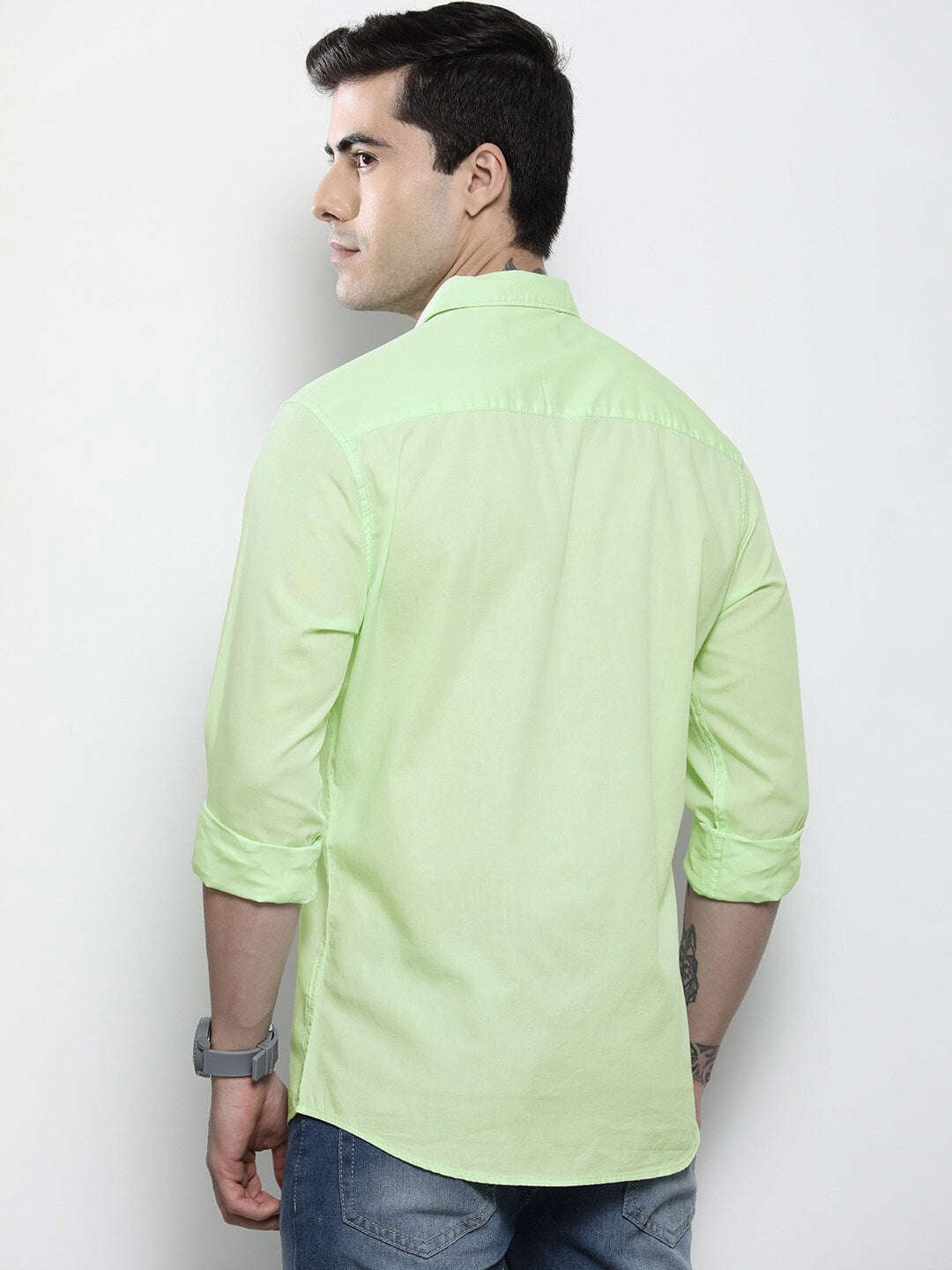 Shop Men Placement Printed Shirt Online.