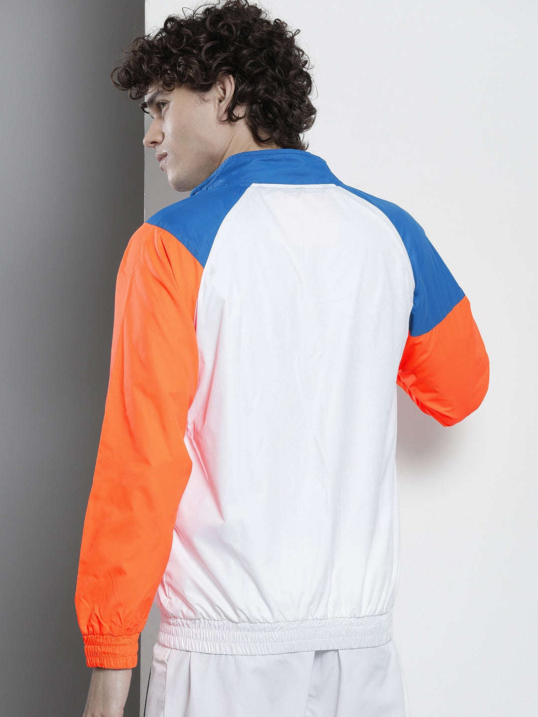 Shop Men Color Block Windcheater Online.