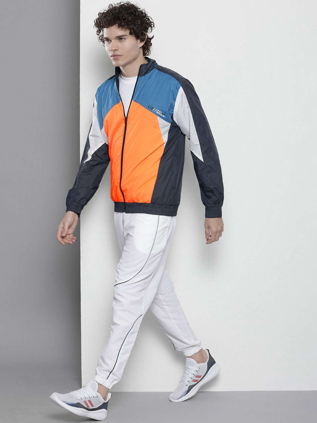 Shop Men Color Block Windcheater Online.