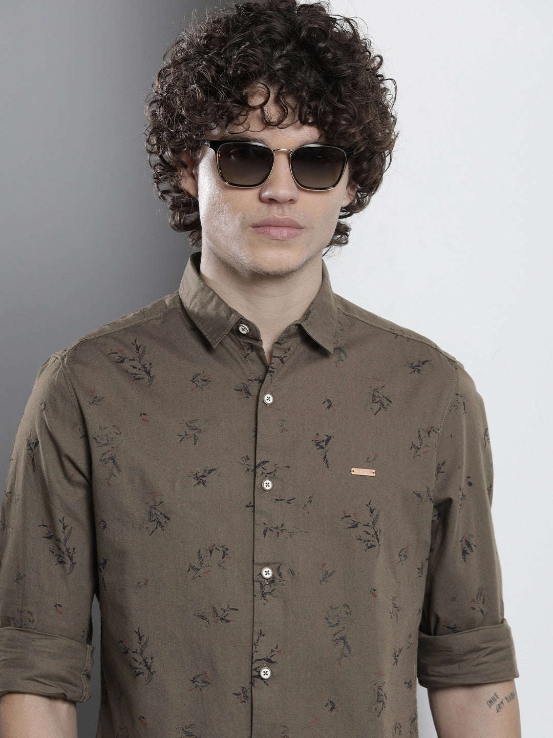 Shop Men Floral Printed Shirt Online.