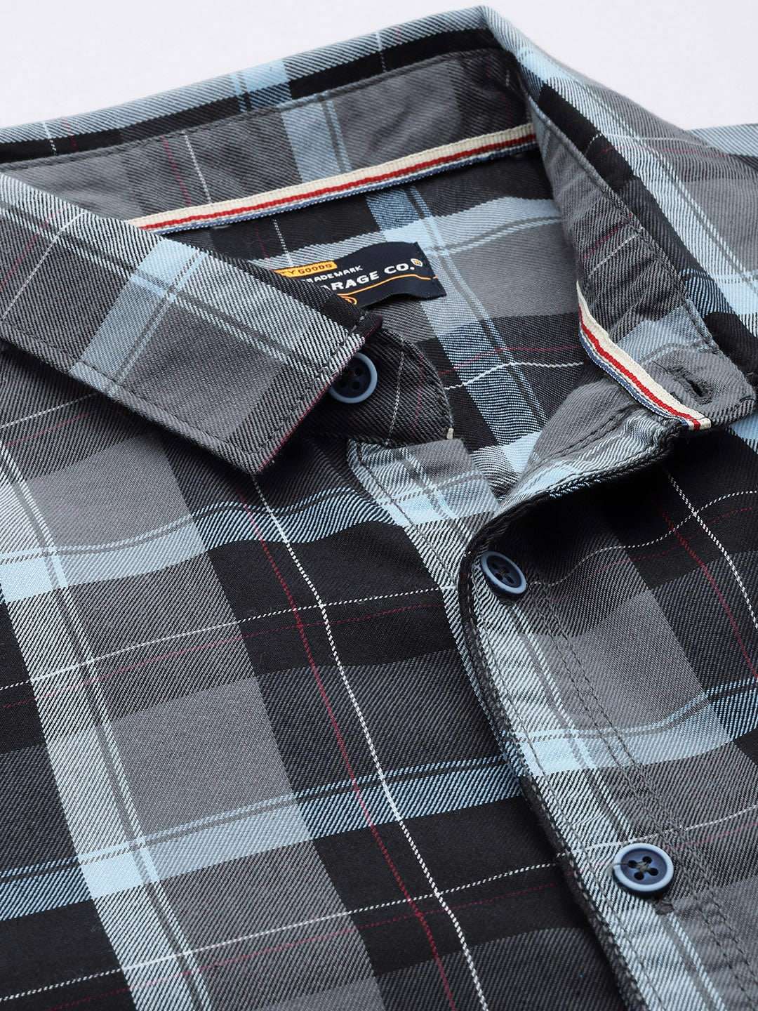 Shop Men Checked Shirt Online.